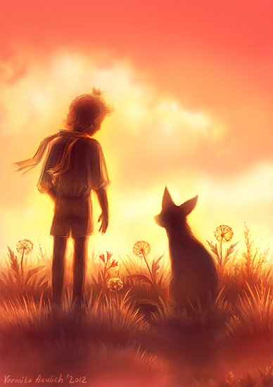 Маленький принц и Лис. 