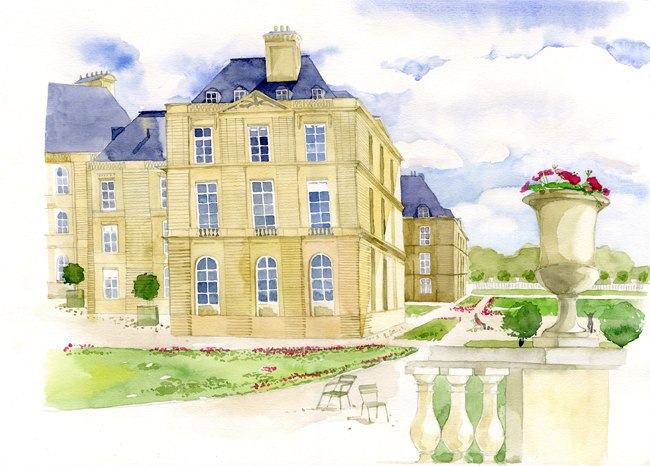 Luxembourg garden. Paris Summer. 2012. 