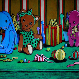 Комод с игрушками ...