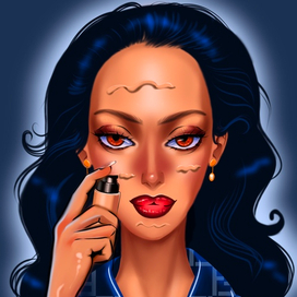 Fathion illustrations тональный крем