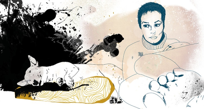 Иллюстрация к рассказу Эдуарда Лимонова в журнал "Сноб"