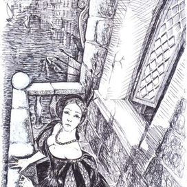 Дама у окна 