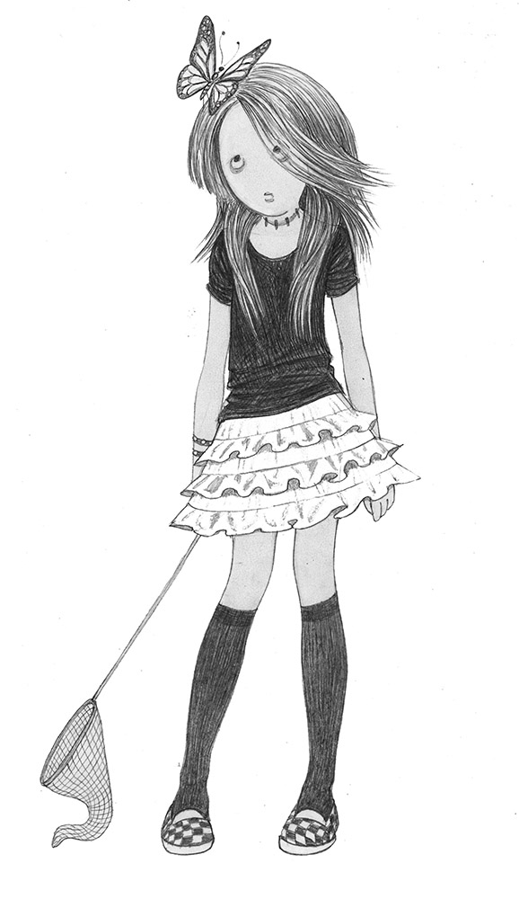 Девочка с сачком