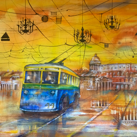 Остановка "Античный Петербург"