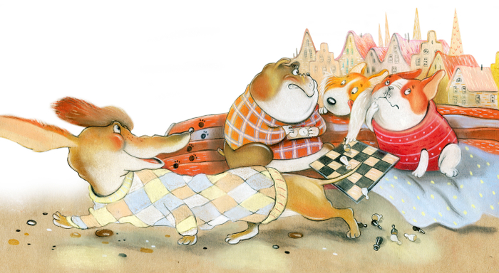 Корги ищет друга.