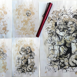 рис. из пятна..- Повелитель темных...