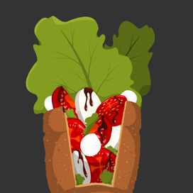 Трдельники, еда, фастфуд 