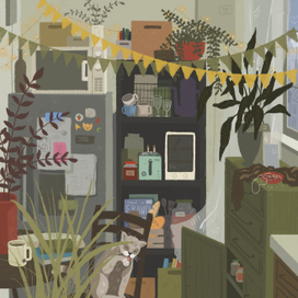 Ну кухне тепло///