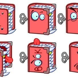 Персонажи Заводные книжки
