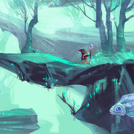 Иллюстрация - скетч путешествие Каюри