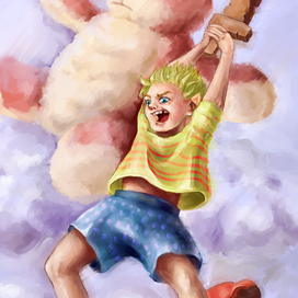 иллюстрация "Храбрый воин"