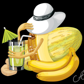 Ёшка-дыня+банан