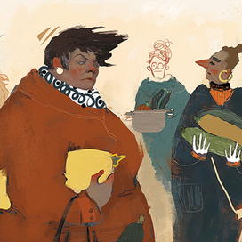 Женщины с кабачками