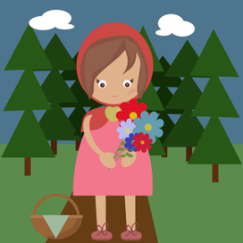 Красная шапочка.