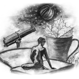 Иллюстрация в книге стихов