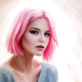 портрет девушки