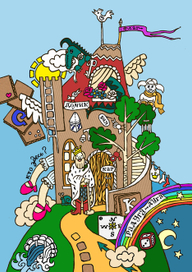 Картонный домик