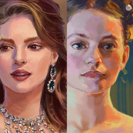 Портреты актрис