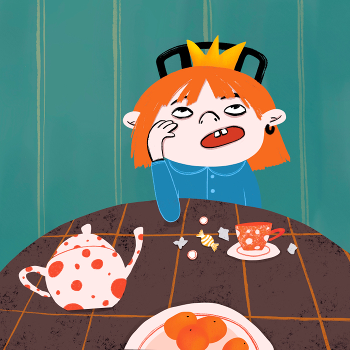 Мандариновая леди