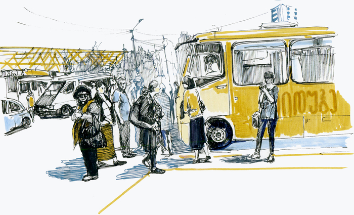 вокзал Дидубе. Тбилиси