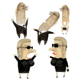 Персонажи для комикса