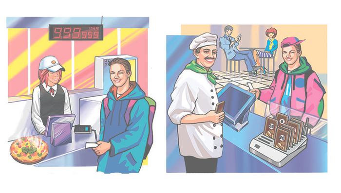 сцена в кафе