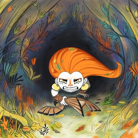 Сцена из Wolfwalkers 