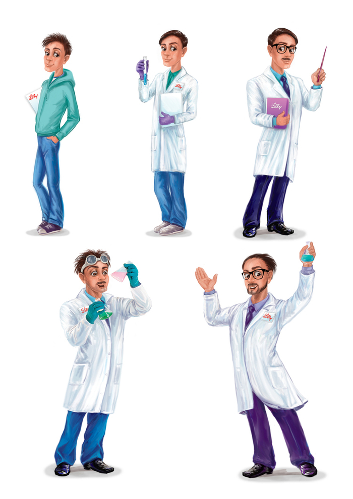 Разработка персонажа для компании