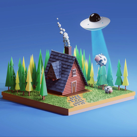 Домик в лесу