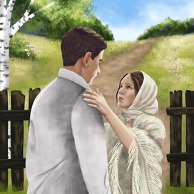 Иллюстрация для сказки "Сердце матери"