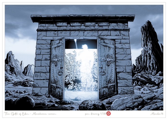 Врата Эдема — монохромный вариант