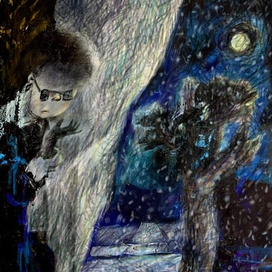 а ночью шел снег