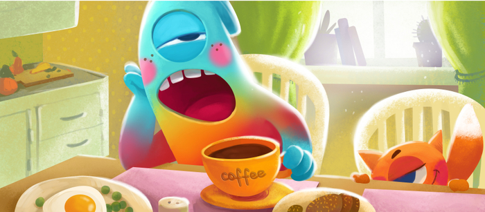 Настольная игра "Няшка". Карта "УТРО"