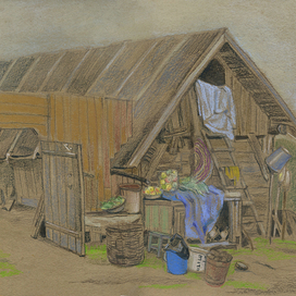 Деревня. Двор