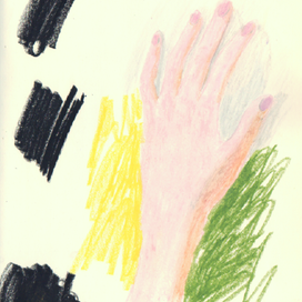 рука набросок