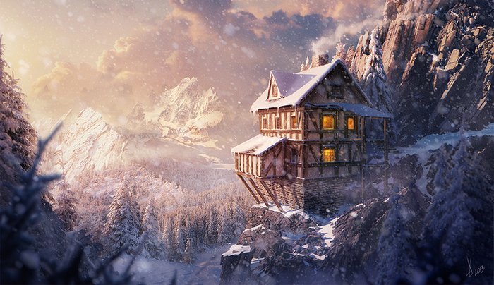 Зимняя долина