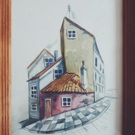 Акварельный город