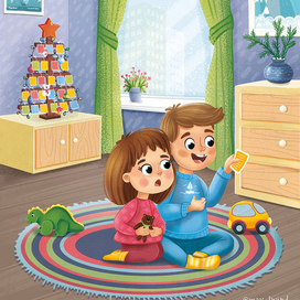 "Миссия Новый год. Книга-адвент"