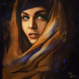 Девушка с голубыми глазами