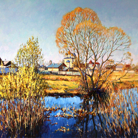 Утро Вербного Воскресенья.