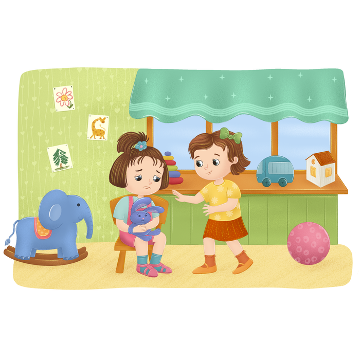 Девочки в детском саду