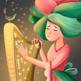 Девушки цветы