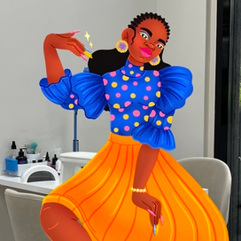 Иллюстрация для салона красоты