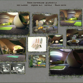 Экодом . Спальня .