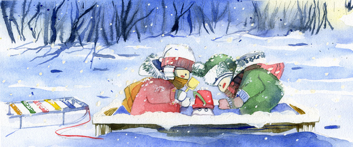 Снежный куличик)))