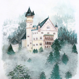 Замок Нойшванштайн