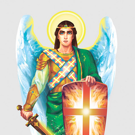 Иллюстрация фигурки Архангела для настольной игры