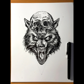 Эскиза татуировки