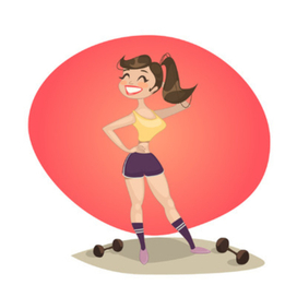 Спортивная девочка