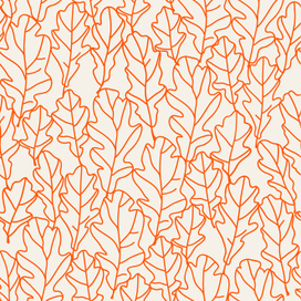 Паттерн дубовые листья